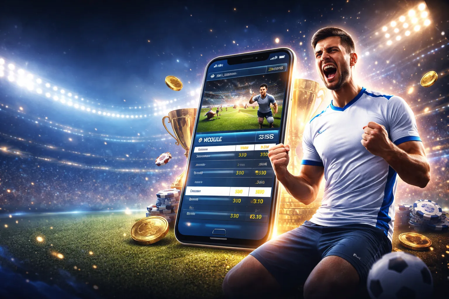 Hình nền cá cược thể thao và casino trực tuyến